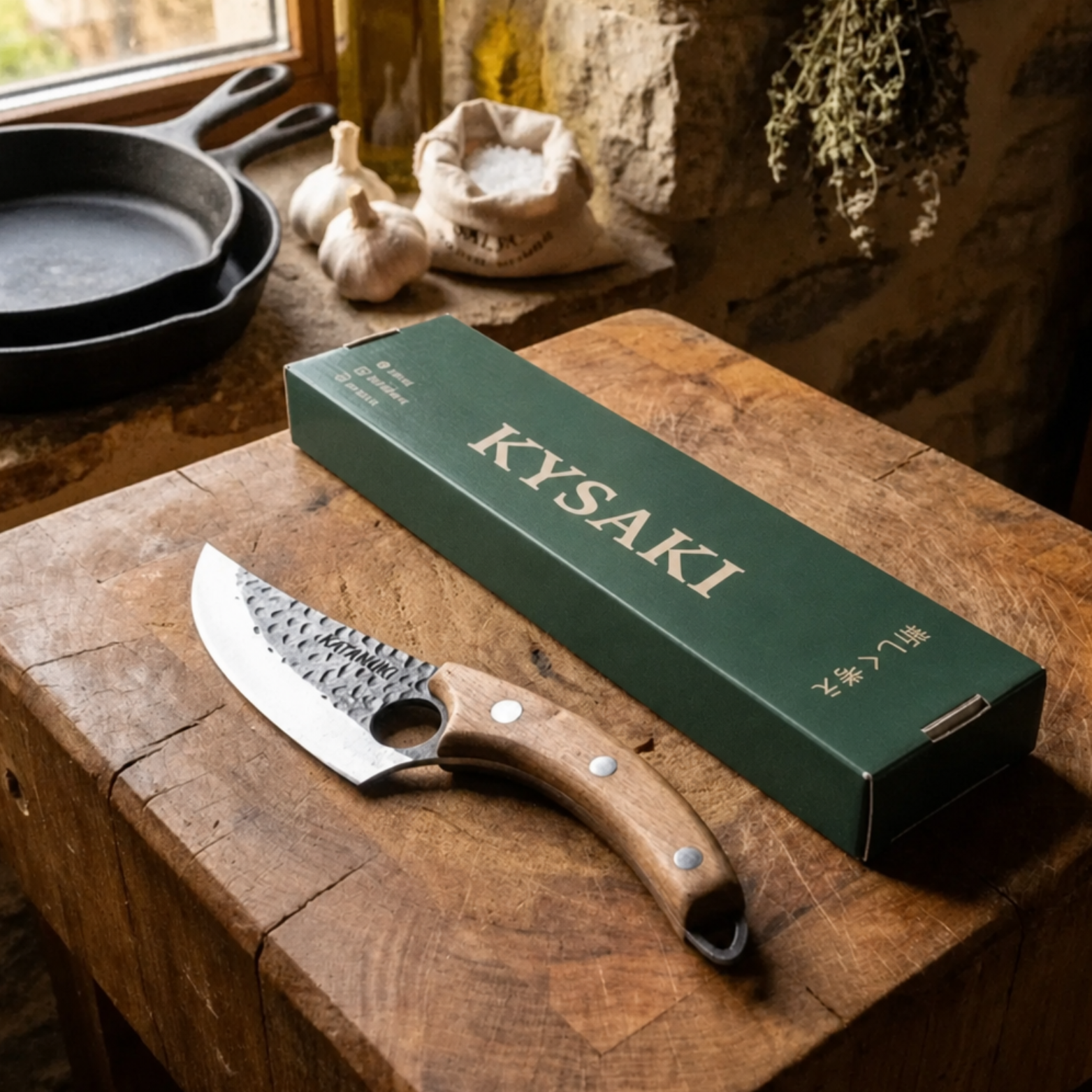 KYSAKI mes - Oud Japans Ambacht (1+1 GRATIS)
